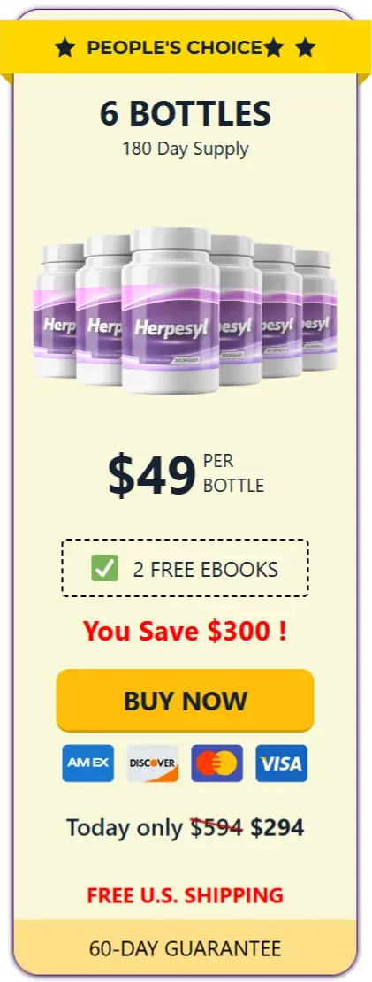 herpesyl 6 bottles price